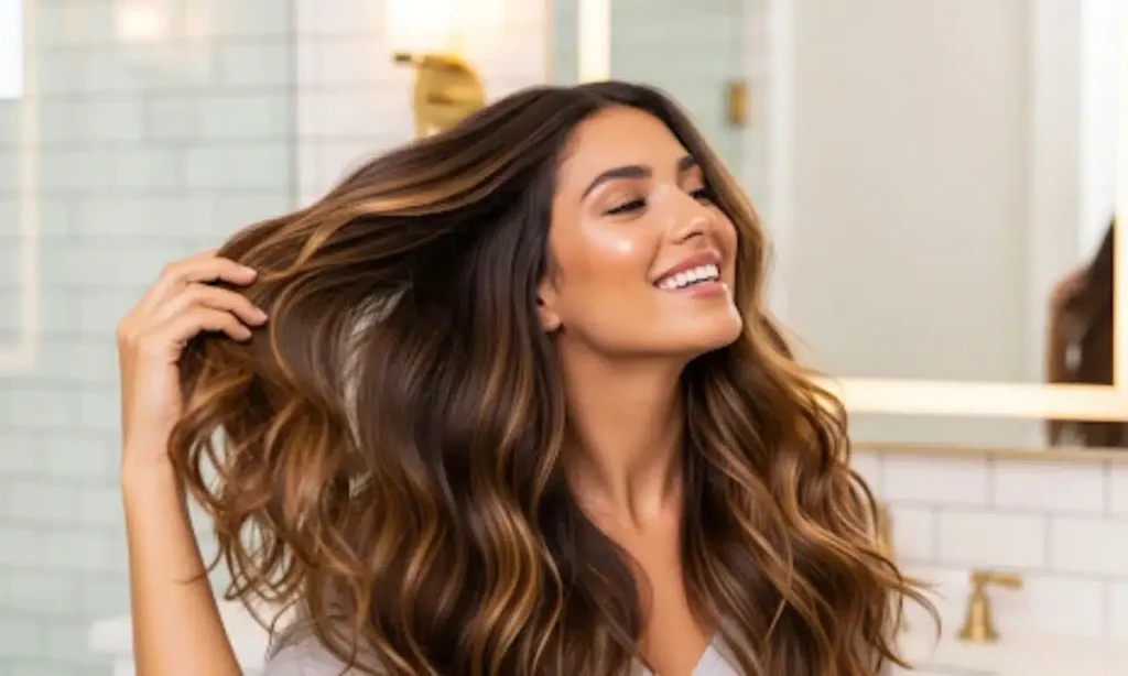 Het ene onverwachte ding dat je aan je shampoo kunt toevoegen voor dikker en glanzender haar