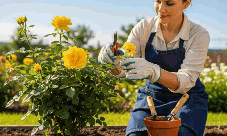 Waarom je gele rozenbladeren nooit mag wegknippen (en wat slimme tuiniers wél doen)