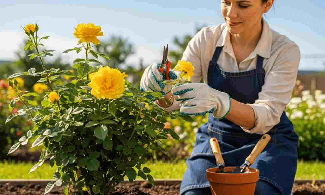 Waarom je gele rozenbladeren nooit mag wegknippen (en wat slimme tuiniers wél doen)