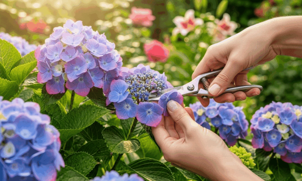 Stop! Deze snoeitechniek redt je hortensia’s nog dit seizoen
